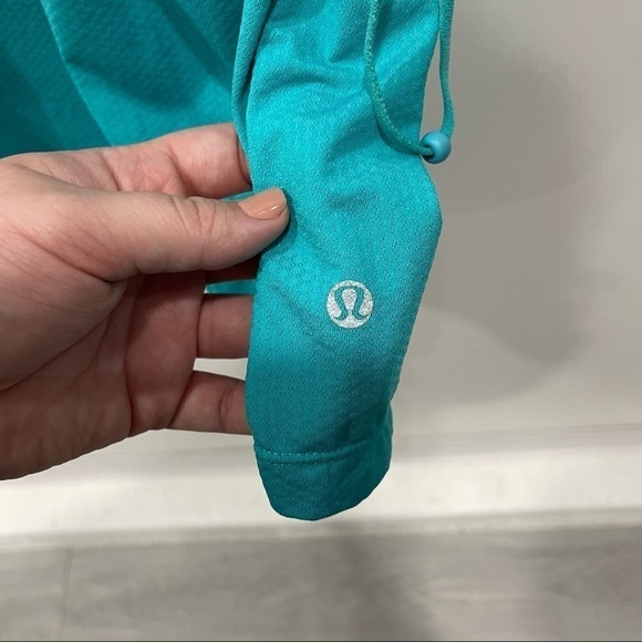 Lululemon Athletic Racerback Tunic Running Tennis Dress Sleeveless Tank Turquois - Picture 5 of 8